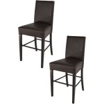 T m c s - tommychairs - set 2 tabourets bas luisa pour cuisine, bar et salle  manger, robuste structure ...