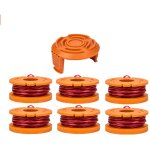 Bobine de rechange pour tondeuses  gazon wg163 wg155 wg180, compatible avec worx wa0010, couvercle d'alimenta ...