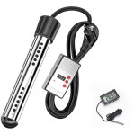 Tonchean ? chauffe - eau instantan� 2500w pour seaux et petites piscines ? acier inoxydable ? longueur ...