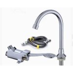 Tonchean - mitigeur de lavabo robinet � p�dale ensemble de robinets de lavabo de laboratoire m�dical ...