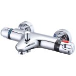 Tonchean mitigeur thermostatique de baignoire, mitigeur douche thermostatique robinet de douche thermostatique ...