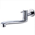 Tonchean - robinet d'�vier d'eau froide mural, robinet � levier unique en laiton pour �vier de cuisine ...