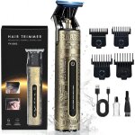 Tondeuse barbe homme, professionnelle tondeuse de finition, charge type c avec indicateur, 4 sabots magn�tique ...