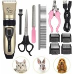 Tondeuse de chien chat avec poil long epais professionnel silencieux tondeuse rechargeable electrique ...