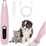 Tondeuse pour chien, tondeuse chien tondeuses pour chat rasoir, tondeuses de pattes silencieuse pour ...