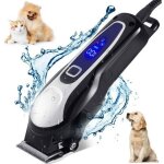 Tondeuse chien professionnelle, tondeuse chien poil long epais electrique sans fil kit, tondeuse animaux ...