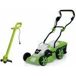 Vito - tondeuse electrique 1800w moteur induction coupe 42 cm + coupe bordure 250w tte automatique pack ...