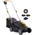 Texas - tondeuse gazon 2 batteries 20v 2ah lame 33cm bac 35l lmx2033