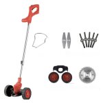 Tondeuses a gazon, la batterie au lithium rechargeable sans fil 1500mah peut etre etendue a 130 cm, modele ...