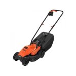 Tondeuse a gazon a gazon electrique filaire 1200w 32 cm - black + decker - bemw451 - qs - 3 hauteurs ...