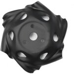 Tondeuse � gazon en m�tal, accessoires de machine de t�te de d�sherbage de plateau de d�sherbage, noir ...