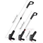 Tondeuse � gazon sans fil rechargeable - taille - herbe � lame pour jardin, tube aluminium t�lescopique ...