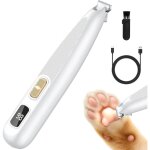 Tondeuse pour pattes chien silencieuse, tondeuse pour pattes chien chat professionnelle avec lumi�re ...