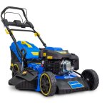 Tondeuse thermique autotract�e 7. 5cv d�marrage �lectrique moteur 4t ohv 224 cm� surfaces 2000m� goodyear ...