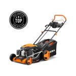 Fuxtec - tondeuse thermique autotracte fx - rm5196es - dmarrage lectrique - 196cm3 - 51cm - 6cv - ...