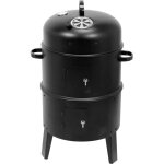 Tonneau de fumage rond 51 � 42 � 80 cm, fumoir, gril � fumer