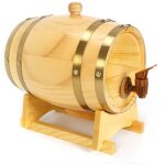 Tonneau � vin massif avec robinet tonneau en bois tonneau � whisky tonneau de jardin 3l stockage du vin ...