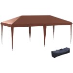 Tonnelle barnum de jardin pop - up pliant 5, 85l x 2, 95l x 2, 7h m sac inclus acier �poxy oxford haute ...