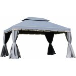Tonnelle barnum pavillon de jardin style colonial double toit toile moustiquaires et toiles amovibles ... Tonnelle barnum pavillon de jardin style colonial double toit toile moustiquaires et toiles amovibles ...