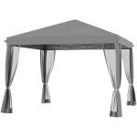 Tonnelle barnum pliant style colonial 2, 95l x 2, 95l x 2, 6h m 4 moustiquaires + sac de transport gris ... Tonnelle barnum pliant style colonial 2, 95l x 2, 95l x 2, 6h m 4 moustiquaires + sac de transport gris ...