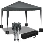 Tonnelle de jardin 3x3m avec 4 sacs de sable woltu, tente pliante auvent pliable, imperm�able protection ...