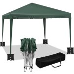 Tonnelle de jardin 3x3m avec 4 sacs de sable woltu, tente pliante auvent pliable, imperm�able protection ...