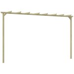 Tonnelle de jardin tonnelle barnum pergola de jardin 360 x 200 x 60 cm pin imprgn 13916