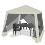Tonnelle de jardin extérieur 3 x 3 m woltu avec moustiquaire, pergola jardin extérieur, tente de réception, ... Tonnelle de jardin extérieur 3 x 3 m woltu avec moustiquaire, pergola jardin extérieur, tente de réception, ...