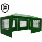 Tonnelle de jardin rimini 3x6m avec toile hydrofuge 6 parois latrales enroulables barnum tente de rception ...