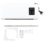 Tonysa - petit climatiseur mural 1500w avec t�l�commande pour chambre � coucher salon salle de bain appartemen ...