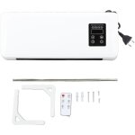 Tonysa - petit climatiseur mural 1500w avec t�l�commande pour chambre � coucher salon salle de bain appartemen ...