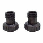 Kit de 2 adaptateurs m�le 1 pouces - 26 / 34 pour vanne clack ws100 et ws1tt