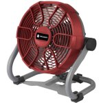 Toolcraft - tawb - 200 ventilateur sans fil 26 w ( x h) 275 mm x 350 mm rouge, gris, noir tmoin de ...