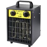 Toolcraft - to - 8578335 radiateur de chantier soufflant 3000 w noir - jaune