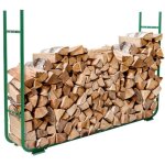 Toolland �tag�re r�glable pour bois de chauffage et b�ches, r�sistant � la rouille, largeur 150 - 220 ...