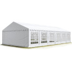 Toolport - 6x12 m tente de rception / barnum blanc toile de haute qualit pvc 700 n economy