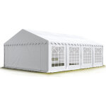 Tente de rception / barnum 5x8 m - ignifugee blanc toile de haute qualit pvc 700 n economy - toolport ...