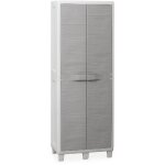 Plastmeccanica - toomax armoire woody en re'sine effet bois avec trois e'tage'res re'glables cm65x38x178 ...