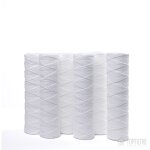 6 filtres bobin�s 10' 1 micron pour adoucisseur et osmoseur d'eau