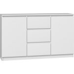 Cazar commode moderne 2 portes + 3 tiroirs chambre / salon / bureau dimensions : 75x120x40 design minimaliste ... Cazar commode moderne 2 portes + 3 tiroirs chambre / salon / bureau dimensions : 75x120x40 design minimaliste ...
