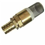 Tophomer - 88 x 37mm clapet crepine anti retour 1'' - avec cr�pine en acier inoxydable et vanne � sens ...