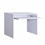 Topkit - table de bureau madrid 900 |petite table d'ordinateur|table pour petits espaces | blanc