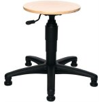 Topstar - tabourets pivotants avec patins htre naturel rglage de la hauteur du sige 390 - 520mm