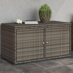 Torana - armoire de rangement gris 110x55x60, 5 cm rsine tresse