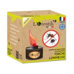 Torche lumineuse rpulsive rouge anti - moustique tp19 - otentik