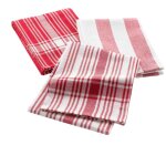 Torchon 50x70 cm - ray - rouge