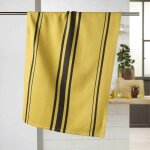 Torchon en coton tiss 'comptoir' 50x70cm jaune