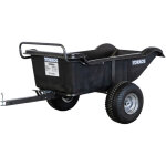 Torros - remorque simple essieu 550kg benne en plastique pe basculante 1600x826x475 mm ahr550p2