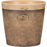 Toscana, pot de fleurs en c�ramique, couleur : toscana nero, diam�tre 16 cm, hauteur 12. 8 cm, 2 l vol. ...