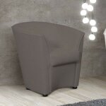 Toscohome - fauteuil de cockpit recouvert de tissu couleur caf� - tago